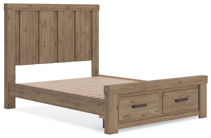 Oliandon Queen Panel Storage Bed