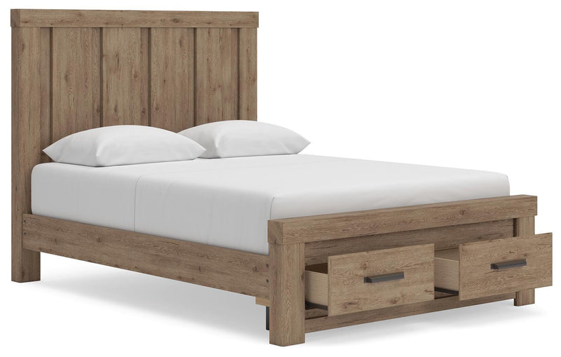 Oliandon Queen Panel Storage Bed