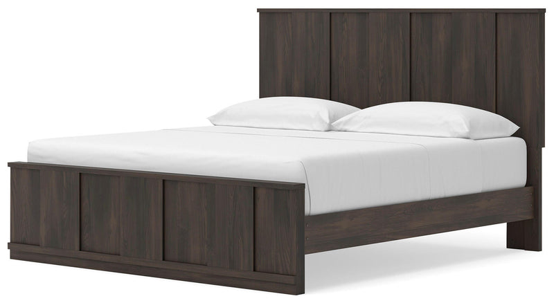 Shaehartin King Panel Platform Bed
