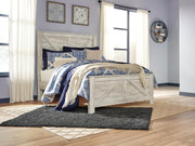 Bellaby Queen Crossbuck Panel Bed, Dresser, Mirror and 2 Nightstands