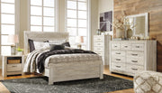 Bellaby Queen Panel Bed, Dresser, Mirror, and Nightstand