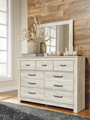 Bellaby Queen Crossbuck Panel Bed, Dresser and Mirror