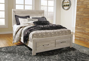Bellaby Queen Panel Storage Bed, Dresser and Nightstand