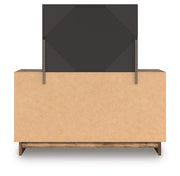 Chirason Full Upholstered Bed, Dresser and Mirror