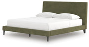 Chirason King Upholstered Bed with Roll Slats