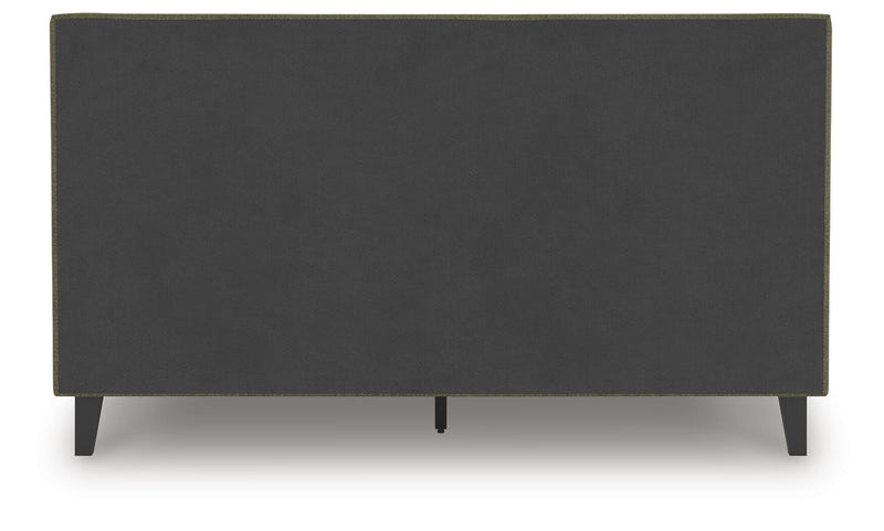 Chirason California King Upholstered Bed with Roll Slats