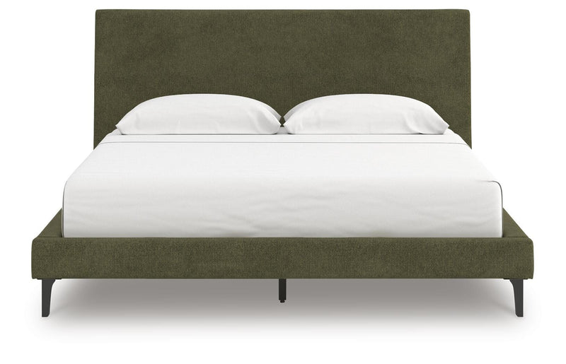 Chirason California King Upholstered Bed with Roll Slats