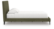Chirason California King Upholstered Bed with Roll Slats
