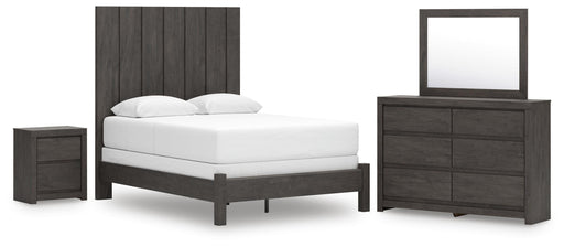 Fraluna Queen Panel Bed, Dresser, Mirror, and Nightstand