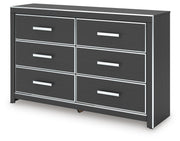 Zuraleus Queen Upholstered Bed, Dresser and Nightstand