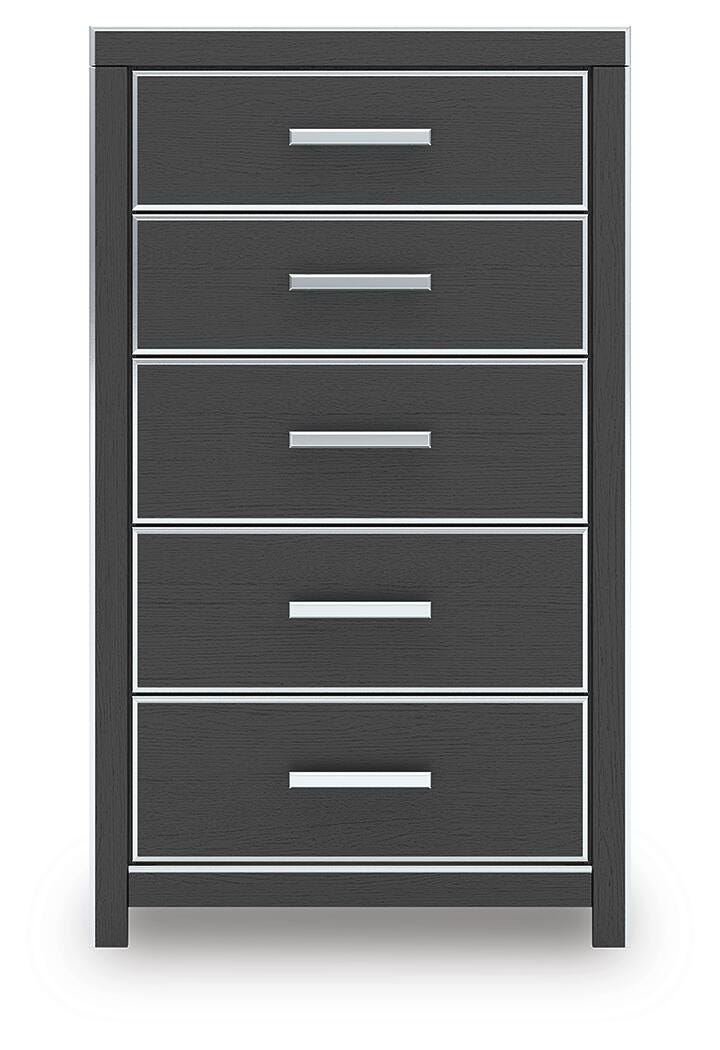 Zuraleus King Storage Bed, Dresser, Mirror, Chest and Nightstand