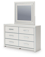 Zuraleus Queen Upholstered Platform Bed, Dresser, Mirror and Nightstand