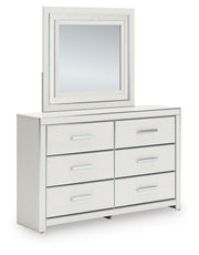 Zuraleus Queen Upholstered Platform Bed, Dresser, Mirror and Nightstand
