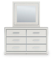 Zuraleus Queen Upholstered Platform Bed, Dresser, Mirror and Nightstand