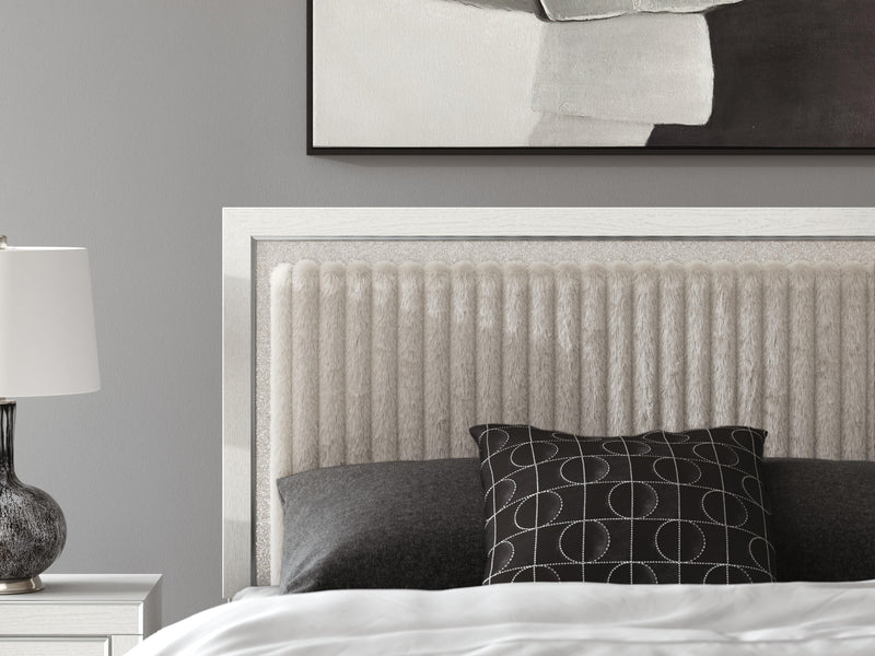 Zuraleus Queen Upholstered Panel Platform Bed