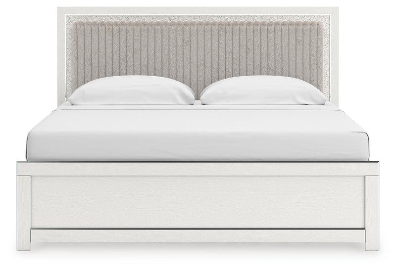 Zuraleus King Upholstered Panel Bed