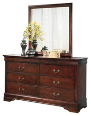 Alisdair California King Sleigh Bed, Dresser and Mirror
