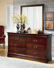 Alisdair King Sleigh Bed, Dresser, Mirror and Chest