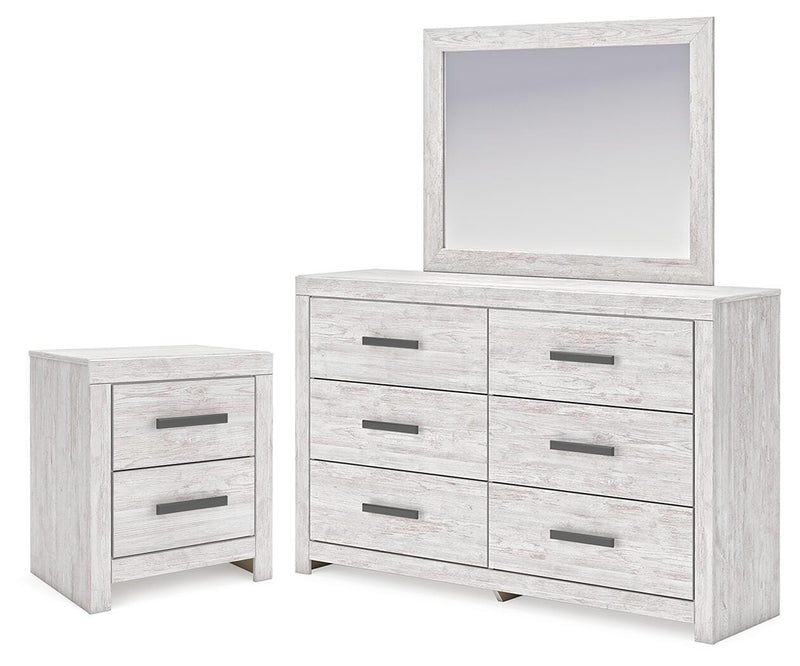 Cayboni Dresser, Mirror and Nightstand