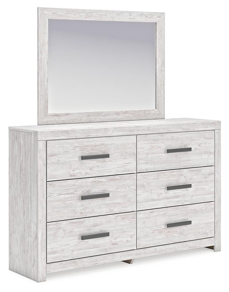 Cayboni Queen Panel Bed, Dresser and Mirror