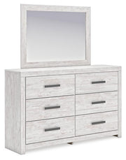 Cayboni Full Panel Bed, Dresser and Mirror