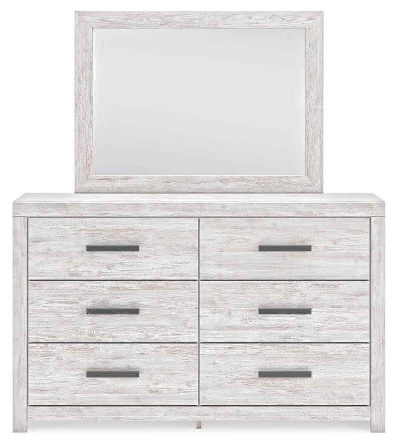 Cayboni Queen Panel Bed, Dresser and Mirror