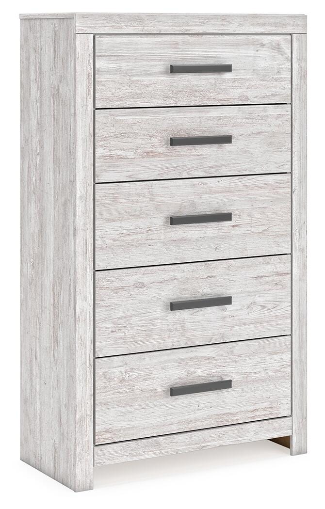 Cayboni Queen Panel Bed, Chest and Nightstand