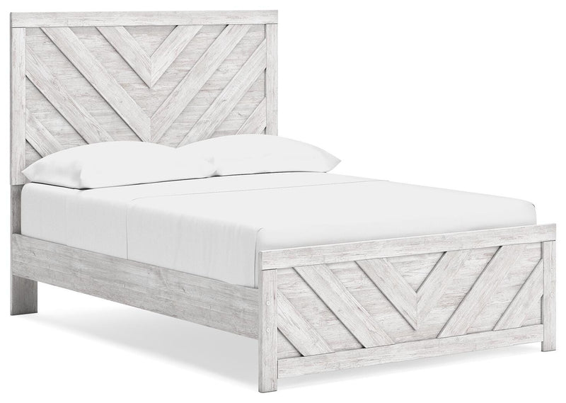 Cayboni Full Panel Bed, Dresser and Mirror