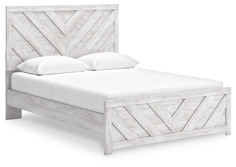 Cayboni Queen Panel Bed, Dresser and Mirror