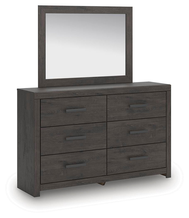 Prendonea Queen Panel Bed, Dresser and Mirror