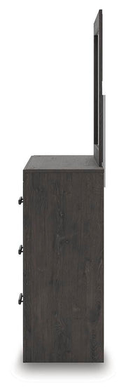 Prendonea Full Panel Bed, Dresser and Mirror