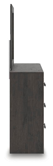 Prendonea Twin Panel Bed, Dresser and Mirror
