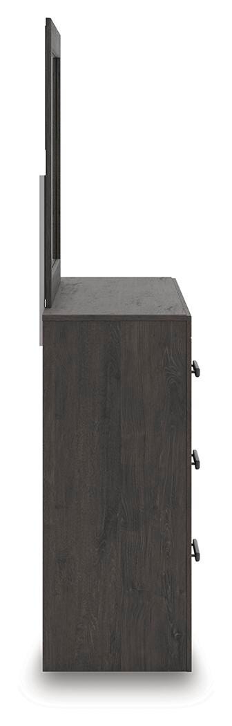 Prendonea Full Panel Bed, Dresser and Mirror