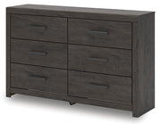 Prendonea King Panel Bed, Dresser and Nightstand
