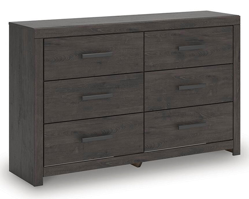 Prendonea King Panel Bed, Dresser and Nightstand