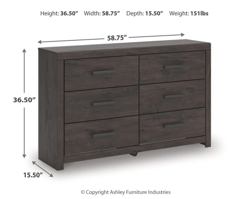 Prendonea Dresser and Nightstand
