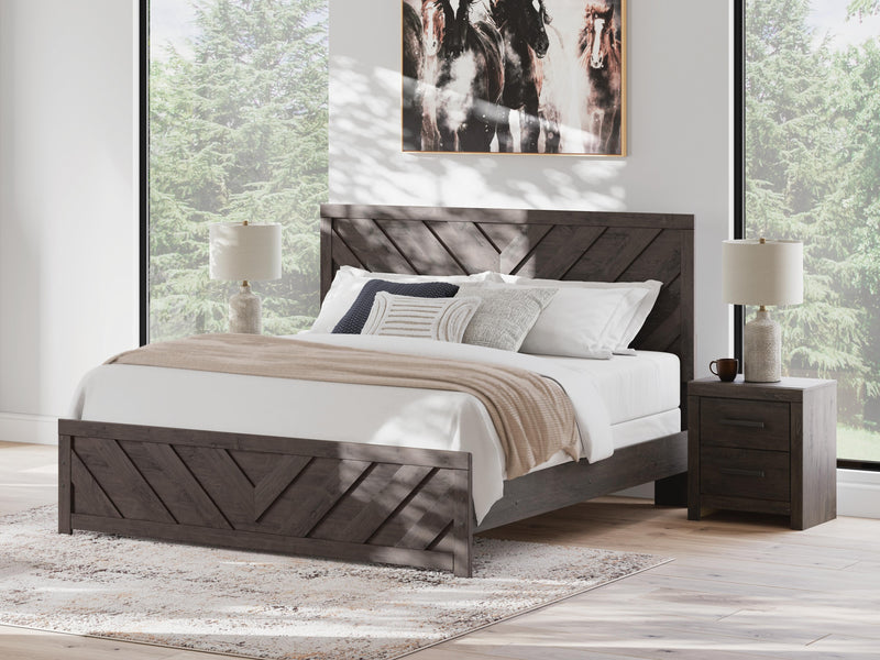 Prendonea King Panel Bed