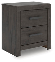 Prendonea King Panel Bed and 2 Nightstands