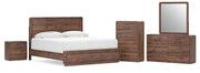 Fortlorn Queen Panel Bed, Dresser, Mirror, 2 Chests and 2 Nightstands