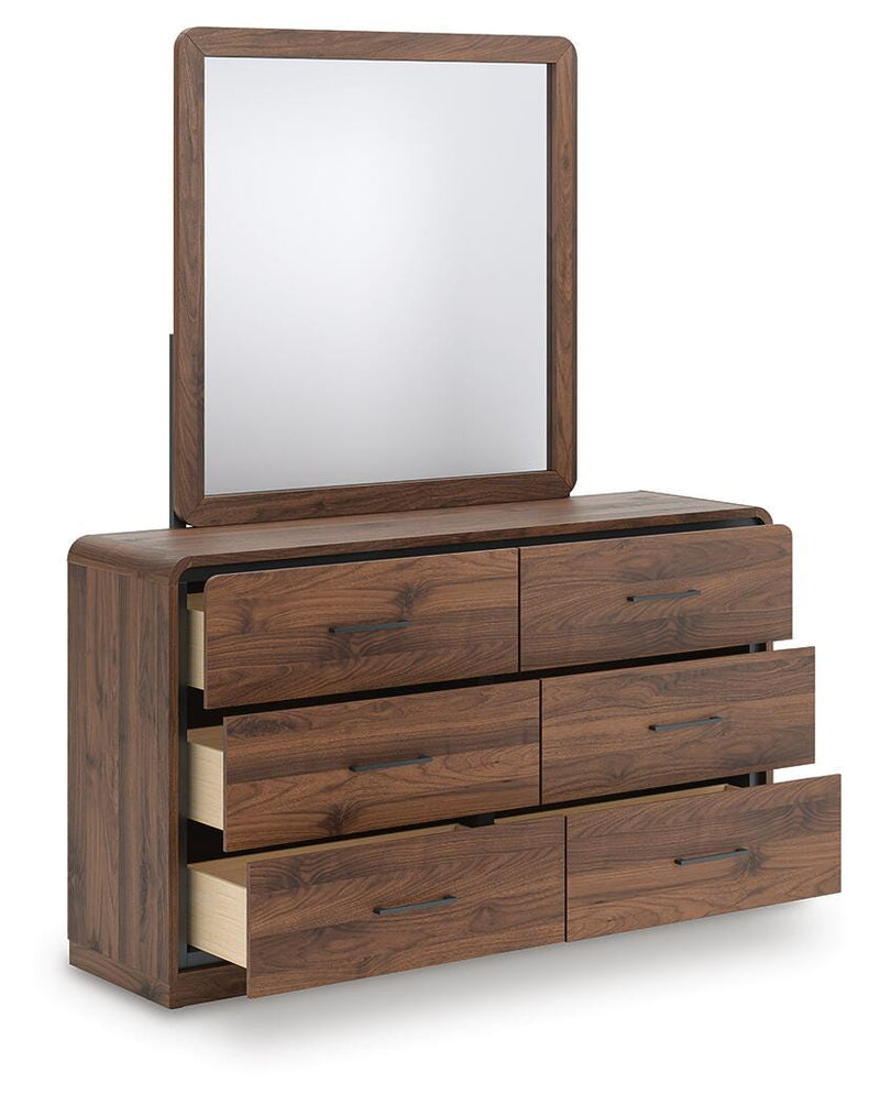 Fortlorn King Panel Bed, Dresser, Mirror and Chest