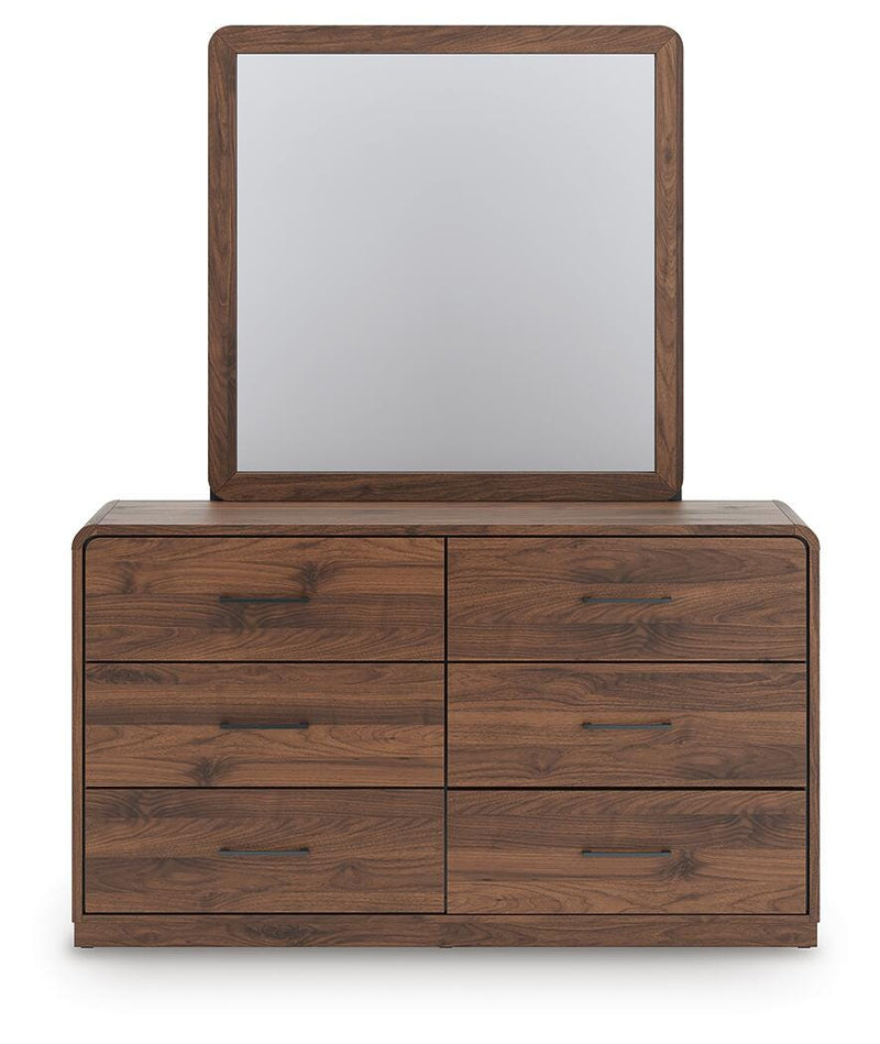 Fortlorn King Panel Bed, Dresser, Mirror and Chest