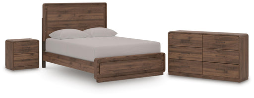 Fortlorn Queen Panel Bed, Dresser and Nightstand