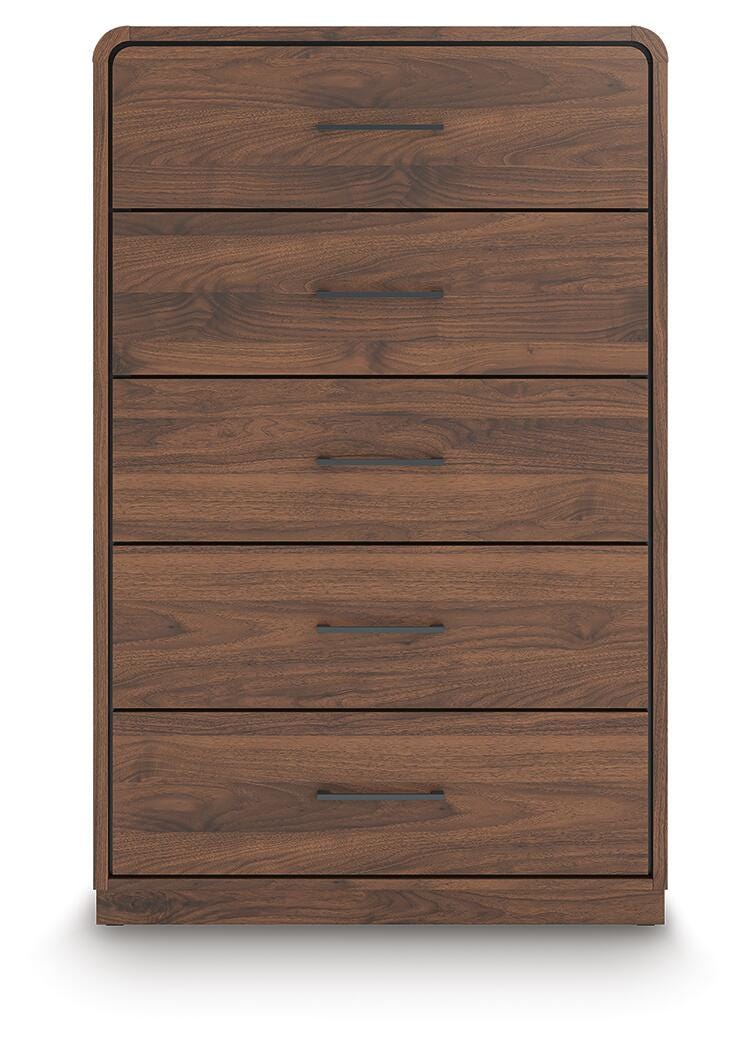 Fortlorn King Panel Bed, Dresser, Mirror and Chest