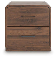 Fortlorn King Panel Bed and 2 Nightstands