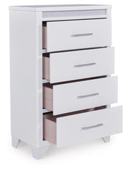 Jarlee Queen Upholstered Panel Bed, Dresser, Mirror, Chest and 2 Nightstands