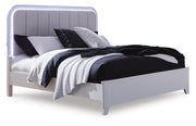 Jarlee Queen Panel Bed, Dresser, Mirror and Nightstand