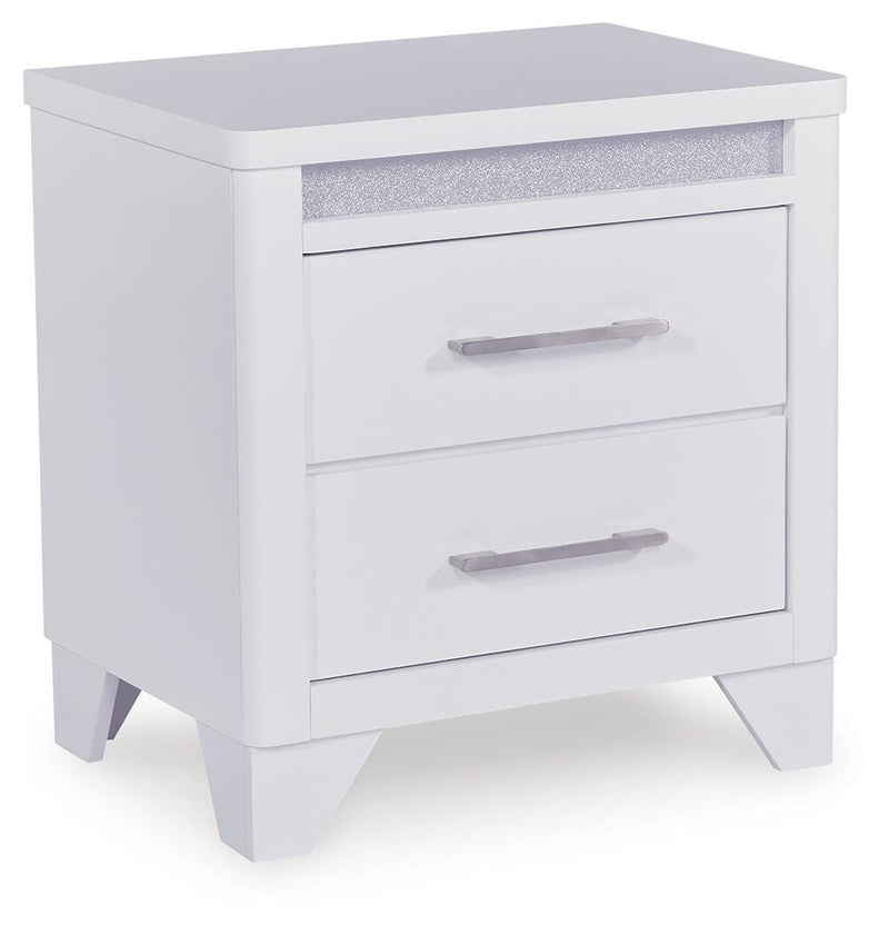 Jarlee King Panel Bed, Dresser, Mirror and Nightstand