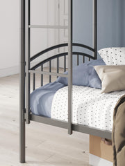 Lanceburg Twin over Twin Bunk Bed with Ladder