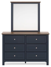 Landocken Twin Panel Headboard, Dresser and Mirror