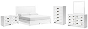 Binterglen King Panel Bed, Dresser, Chest and 2 Nightstands
